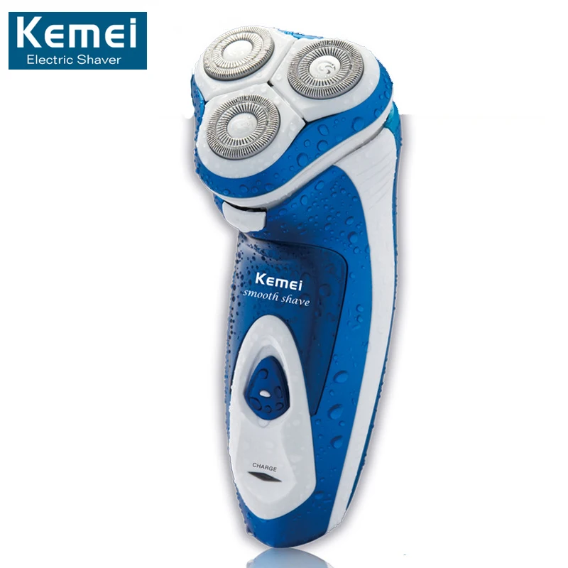 

Original KM5880 Washable 3Heads Electric Razor Rechargeable Electric Shaver Three Blade Shaving Razors Men Face Care 3D Floating