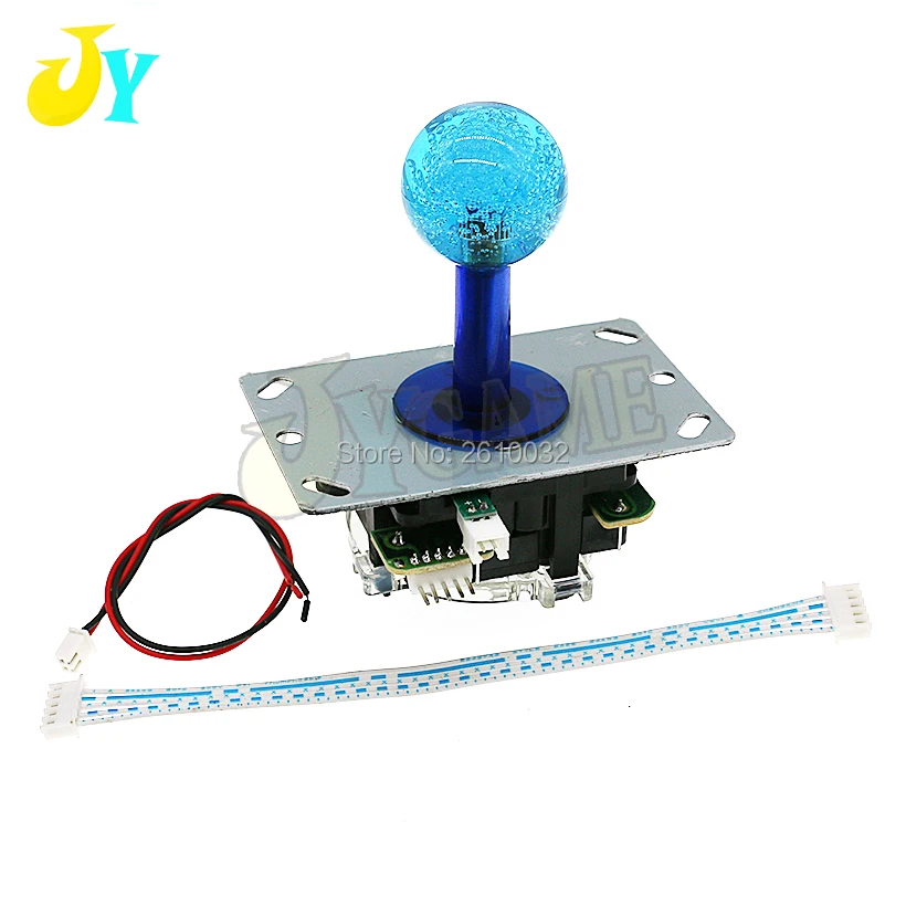 1 шт. 5 В аркадный светильник джойстик светодиодный с подсветкой SANWA 5Pin кабелем для