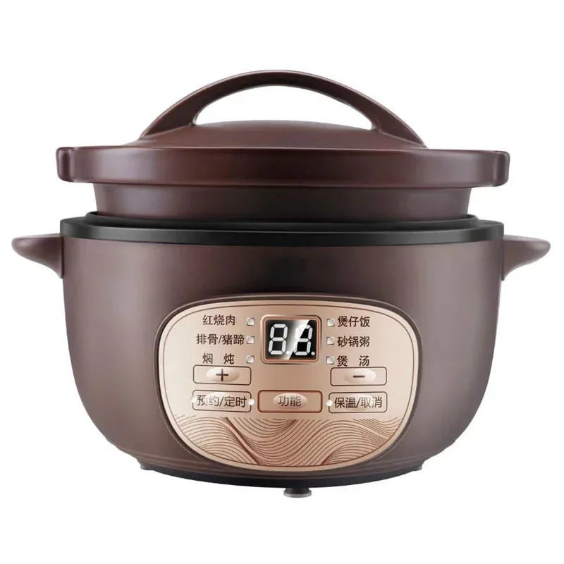 

220V 2L 400w 2-3 people use Electric slow cooker Casserole Appointment Insulation Multifunctional claypot rice Anti-dry