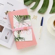 9 милых Макарон цветов Стандартный планировщик DIY дорожный блокнот милый портативный кавайный дневник журнал для записей карманный блокнот подарки