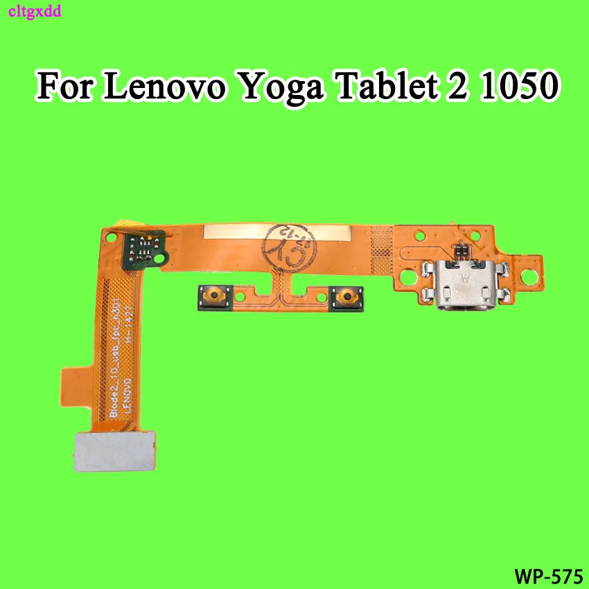 

USB Charging Port Dock Plug Socket Jack Connector Charge Board With Volume Button Flex Cable For Lenovo Yoga Tablet 2 1050 1050F