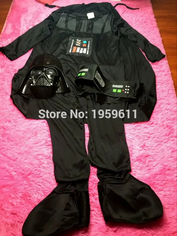 Star Wars Promo Darth Vader Costume Kids Boy Darth Vader Cosplay Costume Suit Kids Movie Costume With Sword