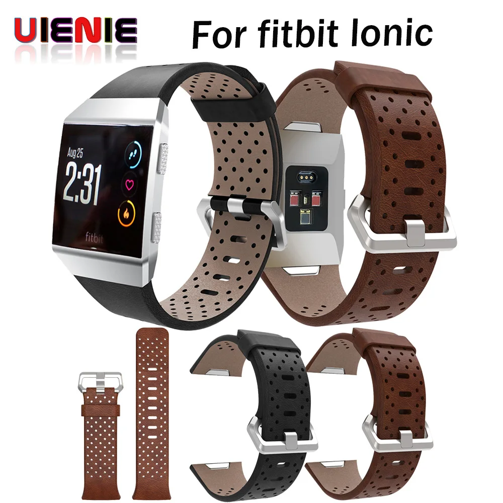 

2017 Replacement Sport Band For Fitbit Ionic Perforated Leather Accessory Band Bracelet Watchband drop shipping sep27 wristband