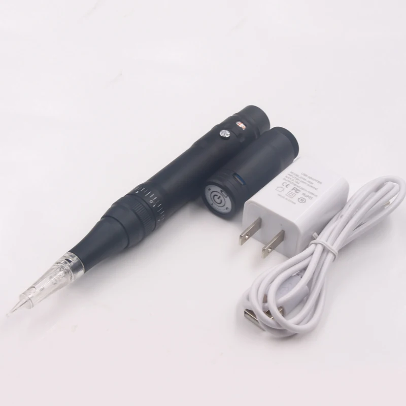  Microblading tool permanent make up wireless charging tattoo machine adjust speed eyebrow tattoo ma