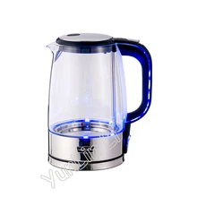 1.7л Электрический чайник водонагреватель бытовой автоматический бойлер с выключением питания из Германии стеклянный анти-сухой светодиодный светильник чайник