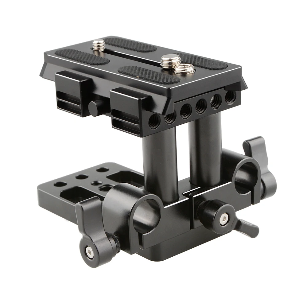 

CAMVATE Quick Release Mount Base QR Plate fr Manfrotto Standard Accessory(Black)C1437