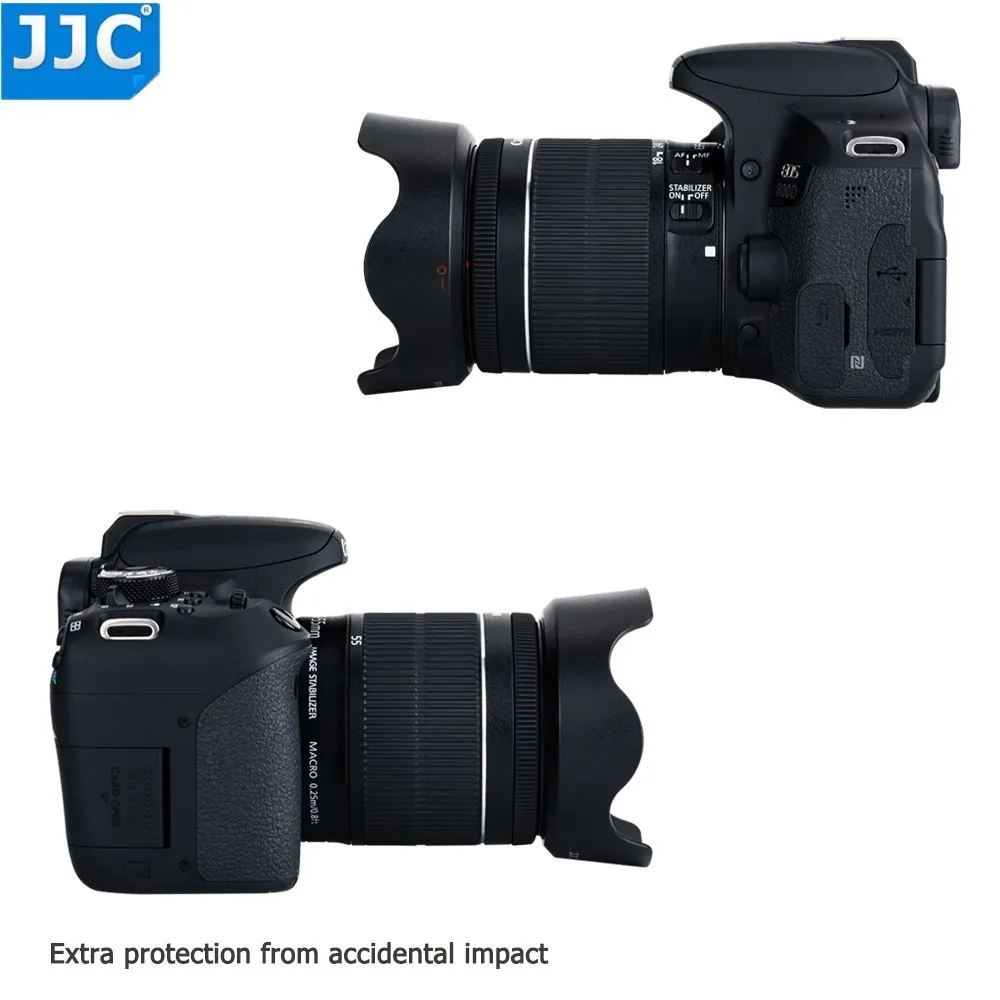 JJC в форме цветка байонетная бленда объектива для Canon EF-S 18-55 мм f/3,5-5,6 IS STM объектив заменяет EW-63C