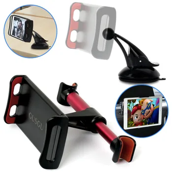 

Car Phone Holder Headrest Bracket 360 Degree Universal Back Seat Stand Car Mobile Phone Holder For iPhone 6 7 8 Plus X Tablets