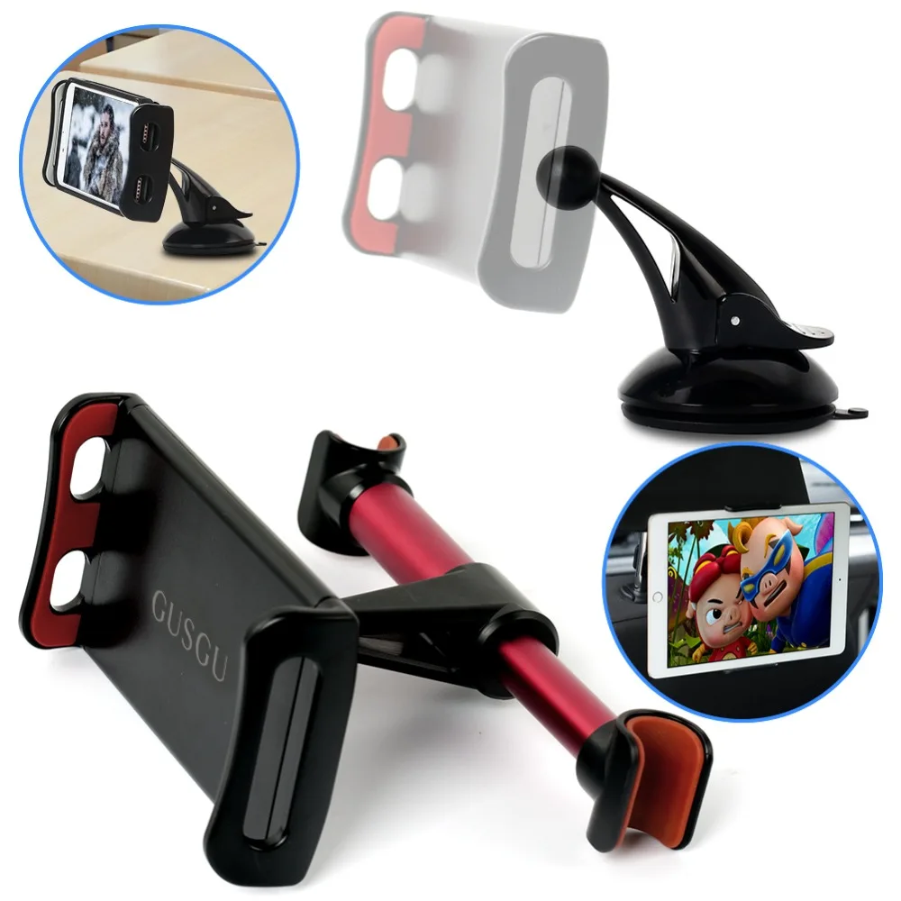  Car Phone Holder Headrest Bracket 360 Degree Universal Back Seat Stand Car Mobile Phone Holder For 