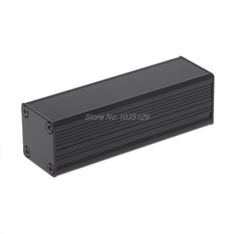 

OOTDTY New DIY Extruded Electronic Project Aluminum Enclosure Case Black 80x25x25mm DropShip