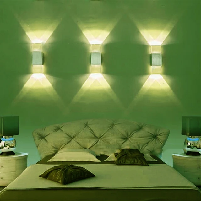 2w Crystal Led Wall Lamp Up And Down Light Indoor Corridor 2w Crystal Led Wall Lamp Up And Down Light Indoor Corridor Bar
