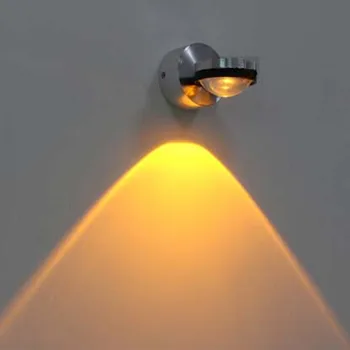 

Modern LED Wall Lamp 3W AC85-265V Aluminum crystal Wall Lamp For indoor Aisle KTV background bedroom Decoration Light