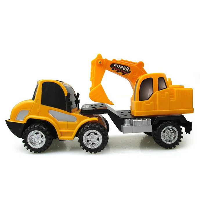 Simulation 120 Excavator Car Model Kids Toys Plastic Miniature Digger