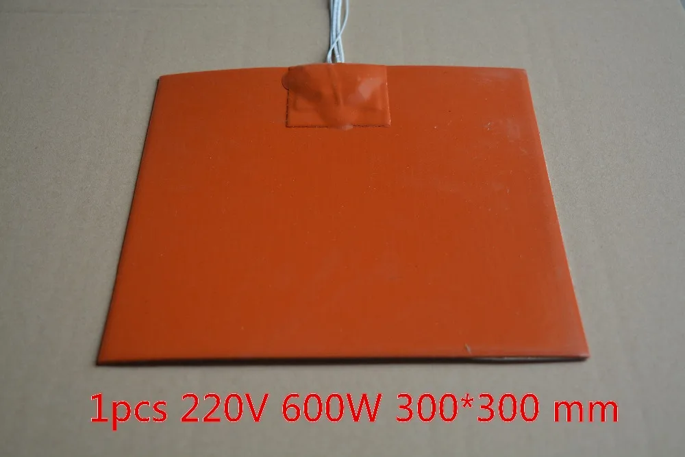

Silicone heating pad heater 300mmx300mm for 3d printer heat bed 1pcs