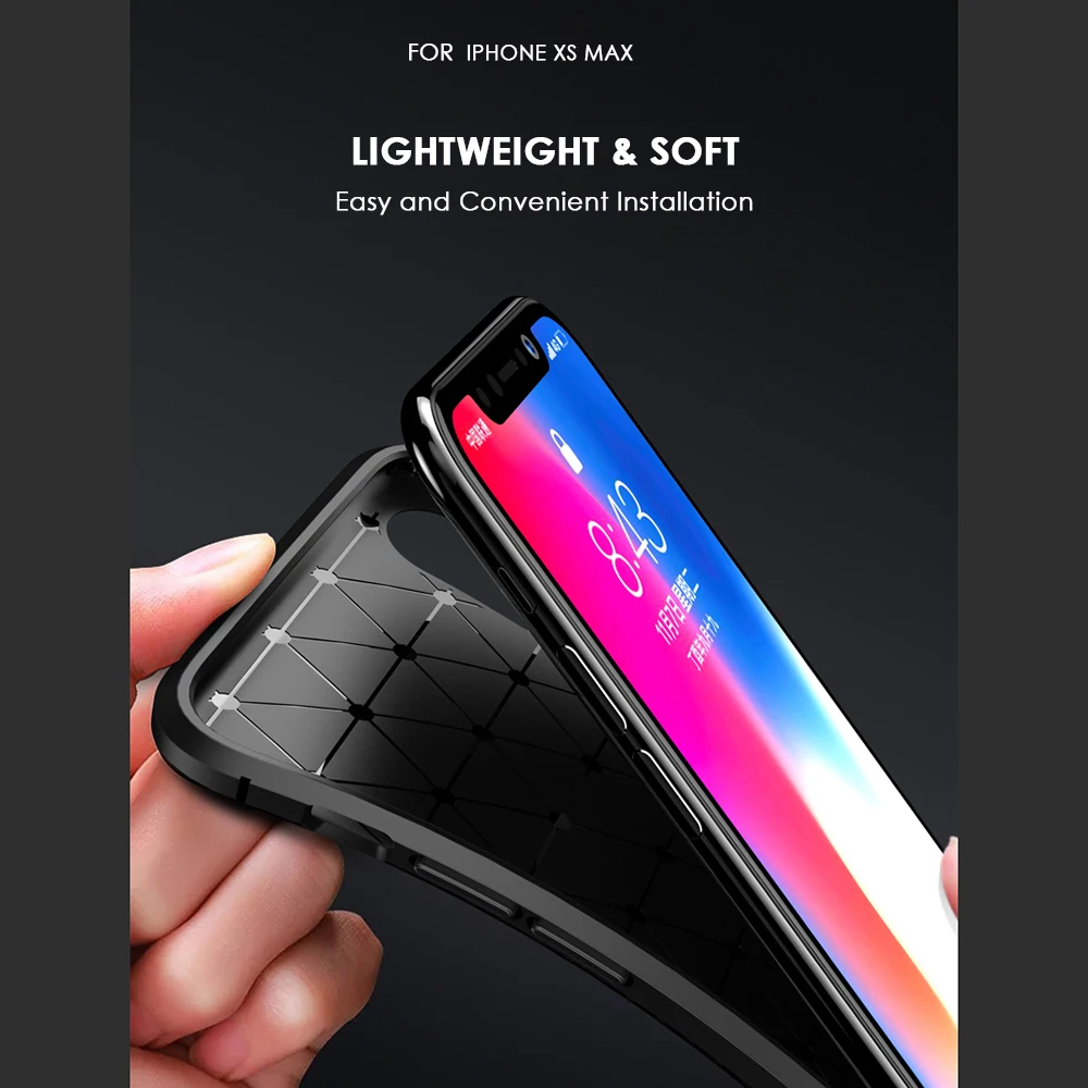 Для iPhone XS Max чехол для телефона защитный чехол Мягкий силиконовый чехол ТПУ прочный ударопрочный бампер для телефона роскошный бизнес-стиль