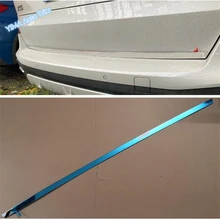 Lapetus Auto Styling Rear Trunk Tailgate & Upper Tail Door Decoration Strip Cover Trim Stainless Steel Fit For BMW X5 G05 2019 1pcs for bmw body door tailgate tail cover rear cover plug connector used