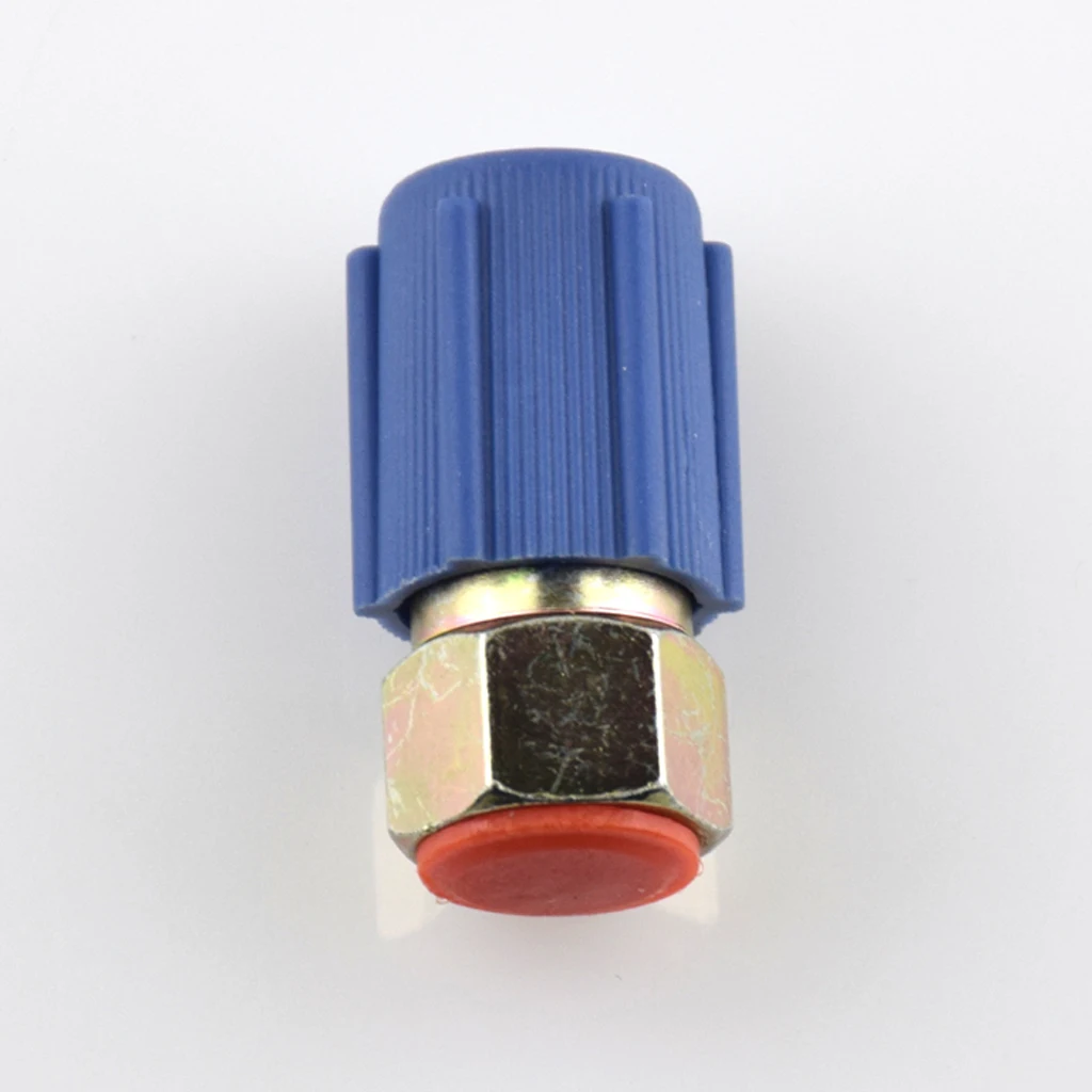 7/16 Low Pressure A/C Charging Port Adapter Retrofit R12 to Accept R134a Quick Disconnect