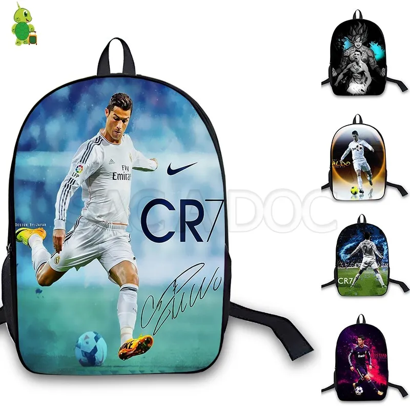 

2019 NEW Cristiano Ronaldo CR7 Backpack Mochila Women Backpack School Bag for Teenagers Boy Girls Toddler Backpack Travel Bags
