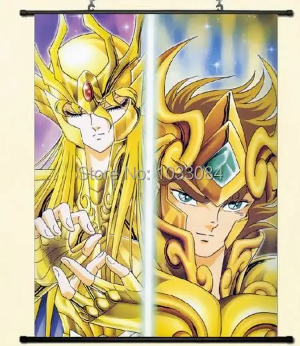 Святой Сейя Пегас Seiya Cygnus Hyoga настенный плакат прокрутка домашний декор японский |
