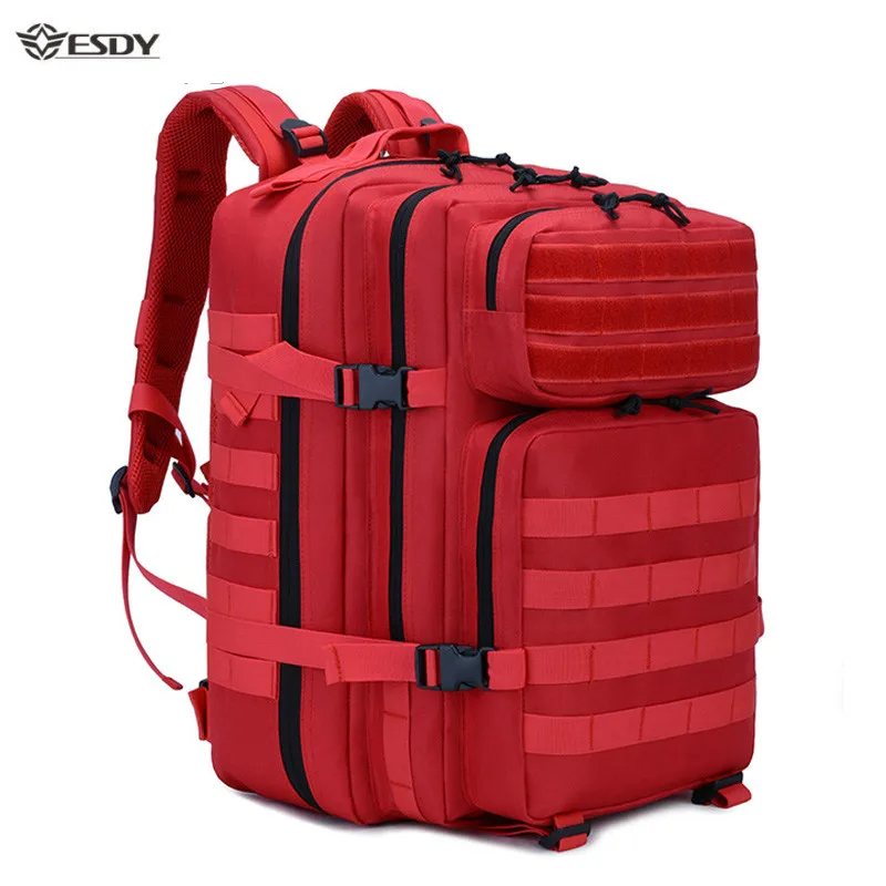 45L военный рюкзак тактический рюкзак большой емкости мужская сумка для прогулок на свежем воздухе, походов для путешествий альпинизма