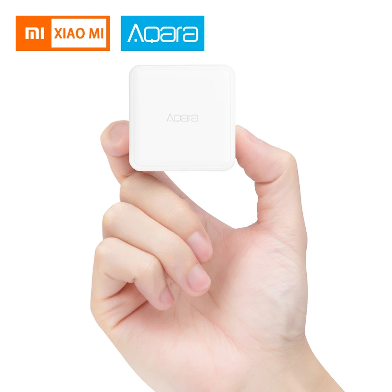 

Xiaomi Mi aqara Magic Cube Controller Zigbee Version Controlled by Six Actions For Smart Home Device work with mijia home app