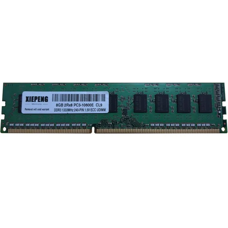 Серверная оперативная память 8 ГБ 2Rx8 PC3-10600 4 Гб DDR3 1333 МГц ECC небуферизированная память для рабочей станции Dell Precision T7500 T5500 T3500 T1600 T1650