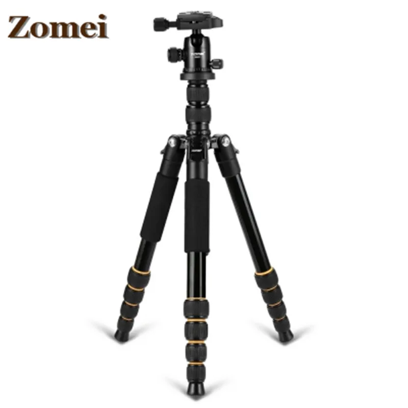 ZOMEI Q666 Lightweight Professional Travel Portable Camera Tripod Monopod Aluminum Ball Head