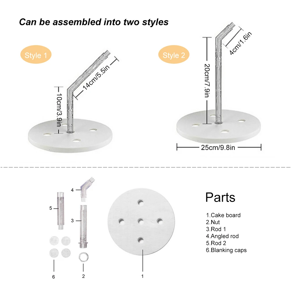 Подставка для торта, антигравитационный Набор для торта, декоративная подставка для торта, для дня рождения, свадебной вечеринки, DIY Инструменты для торта