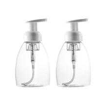 2 шт. 250 мл бутылки с насосом прозрачные пластиковые прочные многоразовые лосьон массажные масла мыло шампуни диспенсер для путешествий