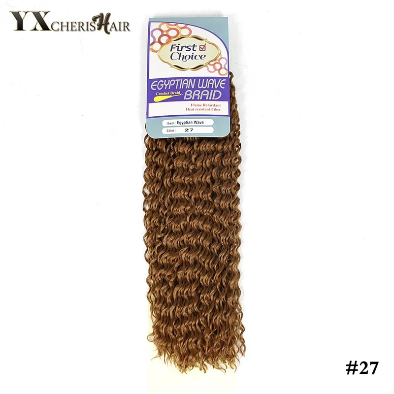 YXCHERISHAIR, 18 дюймов, вязанные крючком косички, афро, кудрявые, крученые, синтетические, Омбре, косички, волосы для наращивания, черные, Marly