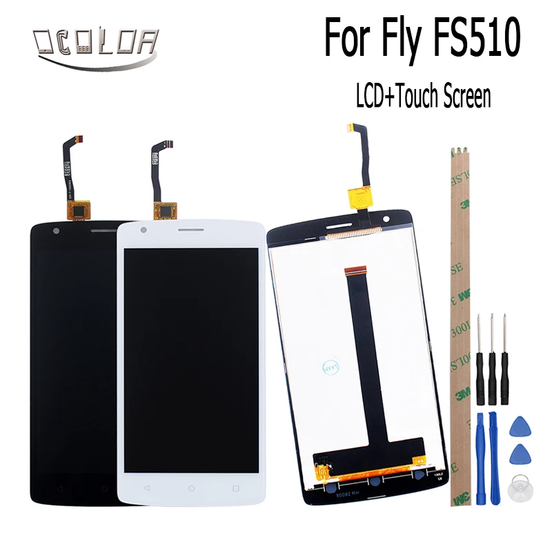 Ocolor для Fly FS510 ЖК-дисплей и сенсорный экран + инструменты клей FS 510 Nimbus 12 аксессуары