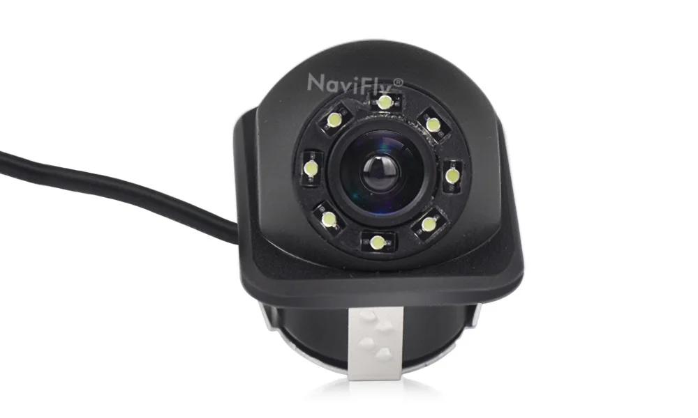 Navifly 8LED Ночная водонепроницаемая CCD HD камера заднего вида, водонепроницаемая камера ночного видения, широкоугольная Автомобильная камера заднего вида, камера заднего вида