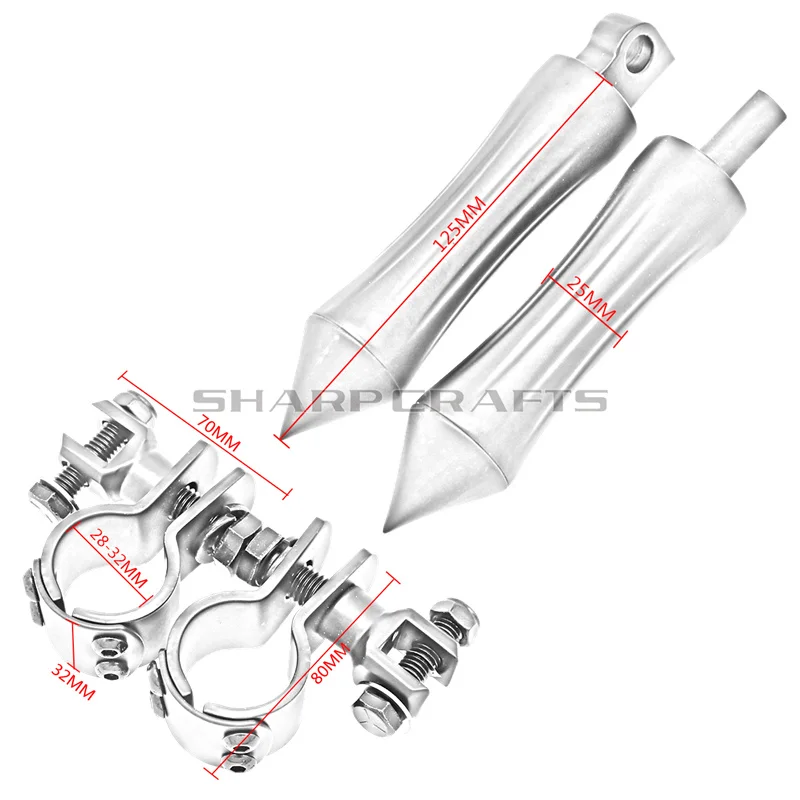 32 мм 1-1/" 25 мм 1" мотоцикл шоссе Краш бар колышки подножки зажимы защита двигателя крепления для Harley Softail Touring Dyna на заказ