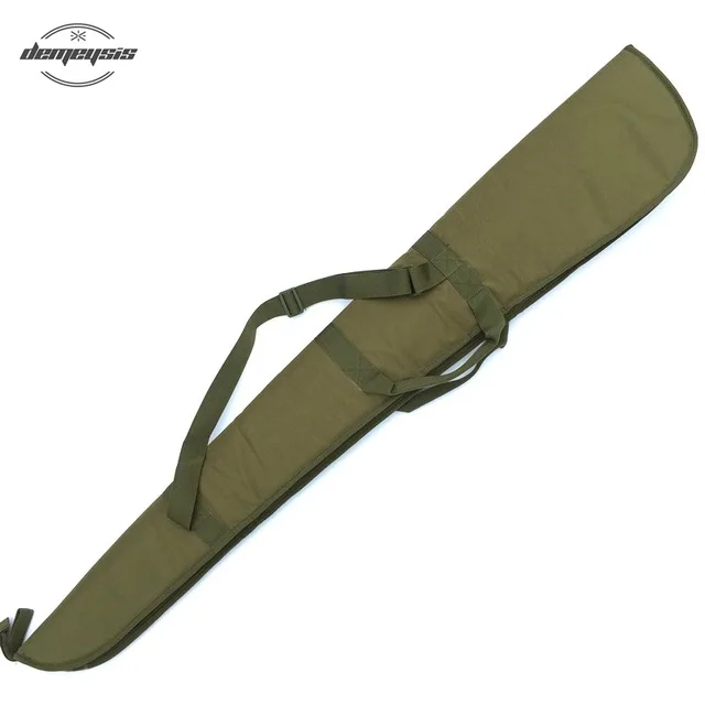 Тактическая охотничья сумка для ружья, чехол с мягкой защитой, сумка для оружия, чехол для тяжелого оружия 130 см, сумка для винтовки - Цвет: Зеленый цвет