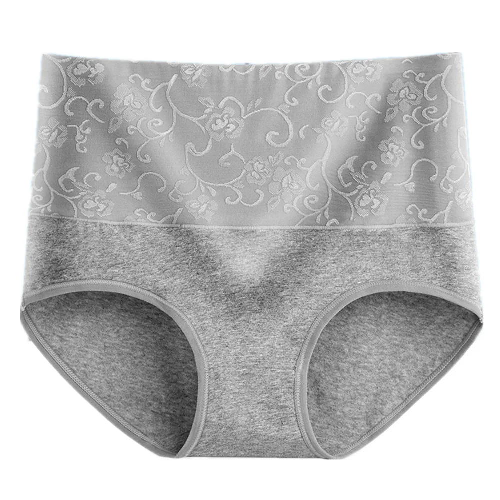 

Sexy Plus Size Women Underwear Panties Ladies Elegance Jacquard Panties High Waist Comfortable Female Underpants