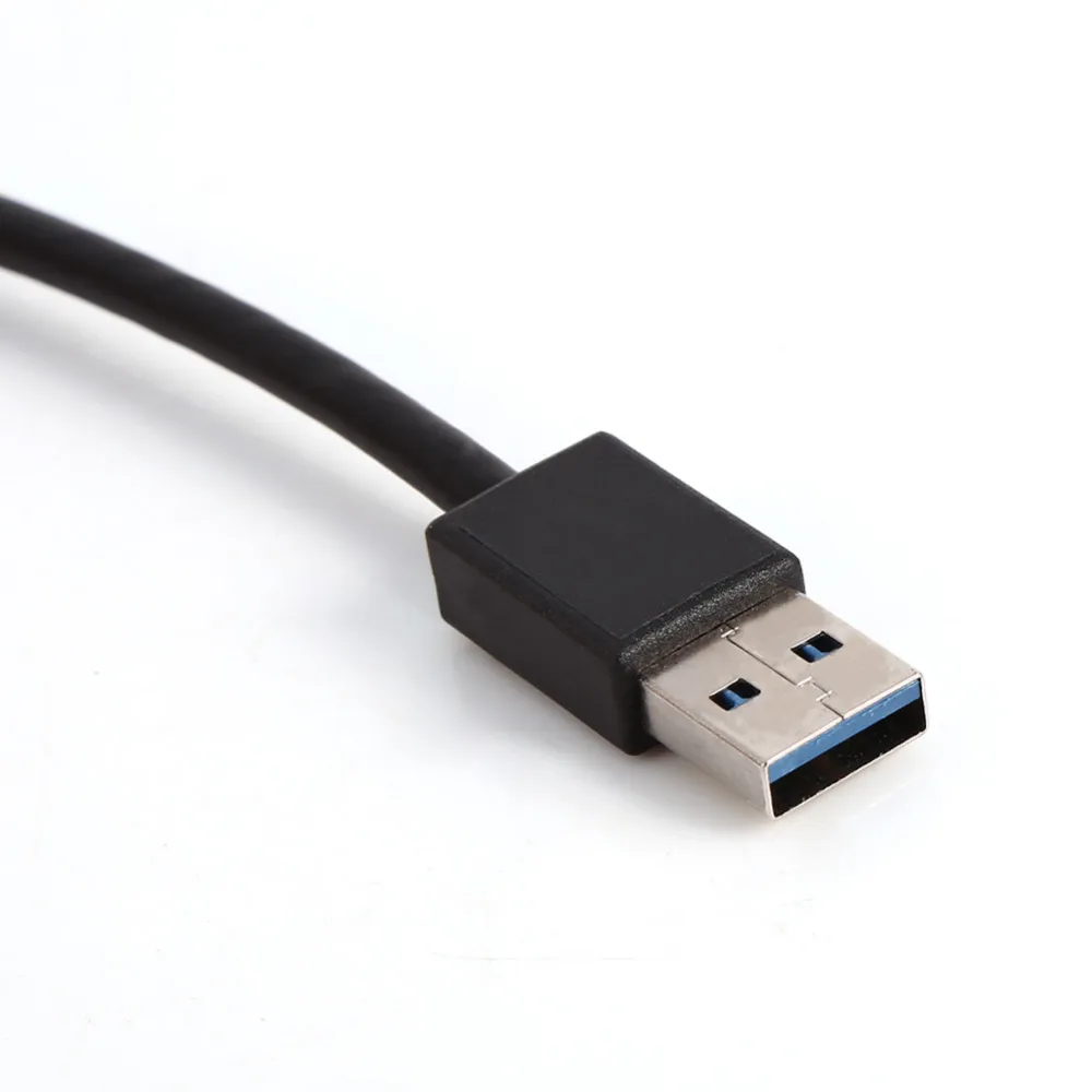 Портативный 4 Порты и разъёмы USB 3,0 хаб-конвертер адаптер расширитель для Macbook кард-ридер высокое Скорость