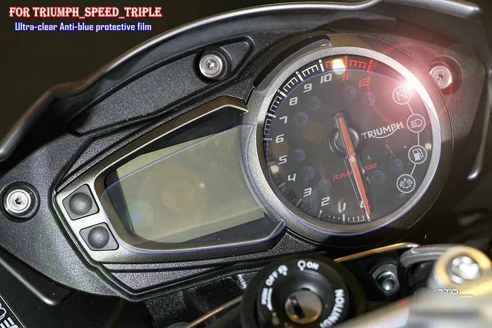 Км таблице защиты Плёнки для triumph_speed_triple_675 защитная пленка износостойкие анти-ультрафиолетового синий свет