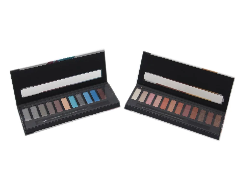 

Eyeshadow Palette Professional 12 colors Shimmer Highlight Pressed powder Natural Eye shades Makeup Cosmetics