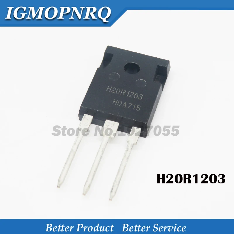 5 шт./лот H20R1203 TO-247 IGBT 1200V Новый  Электронные компоненты и