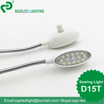 Shipping-2pcs/lot d15t-0.8w LED Вышивание машина лампы, промышленных Вышивание свет, настольный свет, работающий светильник затемнения