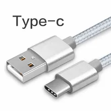 Кабель usb type-C для синхронизации данных, плетеный нейлоновый кабель type-C для samsung S8, S9, A8 Plus,, Note 8, Xiaomi mi, Note 3, mi, X2, OnePlus, 5, T, 6T