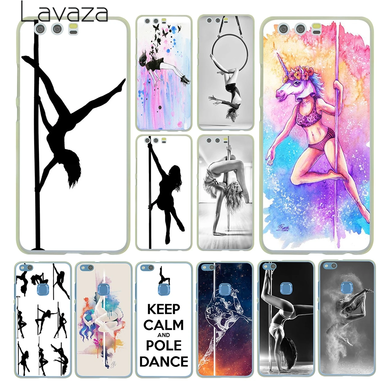 

Lavaza Pole dance dancing Fitness Hard Case for Huawei P30 P20 Pro P9 P10 Plus P8 Lite Mini 2016 2017 P smart Z 2019 Cover