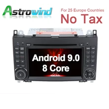 8 Core,4G RAM,32G ROM Android 9.0 Car DVD Player GPS Navigation for Mercedes-Benz A Class W169 Mercedes B W245 Viano