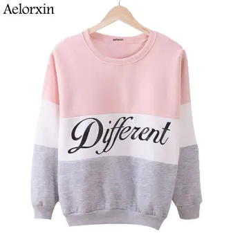 

Aelorxin New Fashion Letter Printed Women Pullover Tops Sweater Shirt Blouse Sweater Thick Tracksuits Aelorxin 2019 New Arrival