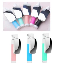 Centechia проводной Выдвижной Мини Ручной селфи палка монопод с зеркалом для Iphone IOS Android телефон камера Perche Селфи