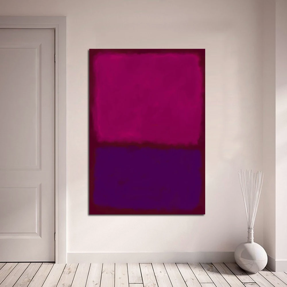 JQHYART Mark Rothko классическая картина маслом настенная художественная картина домашний декор Печать на холсте гостиная Современная без рамки