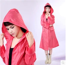 Japan Fashion Womens Long Trench Raincoats burbe rry women Hooded Poncho Waterproof Pink Green Sports Girls