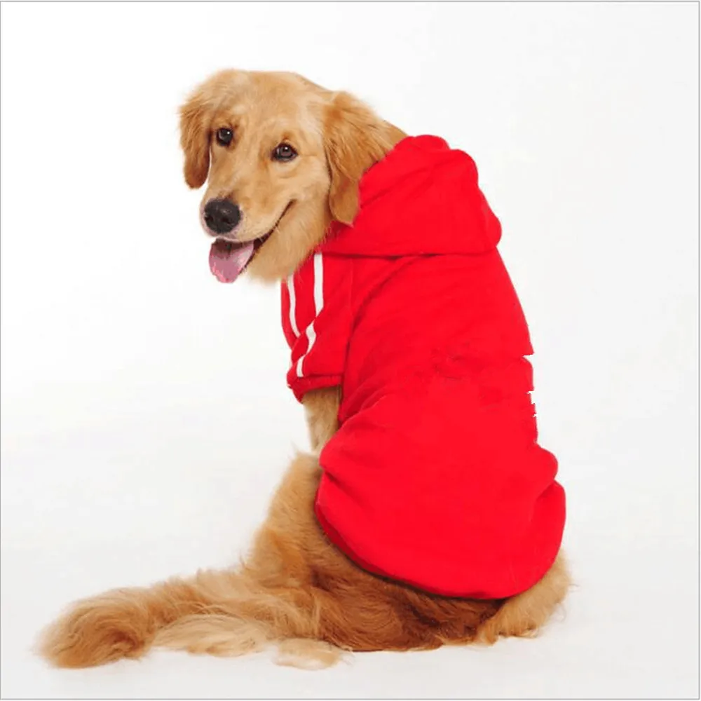 

Cheap Plus Size Large Dog Clothes Autumn/Winter Warm Soft Dog Coat Jacket Big Dog Clothing Hoodie for Golden Retriever S-7xl