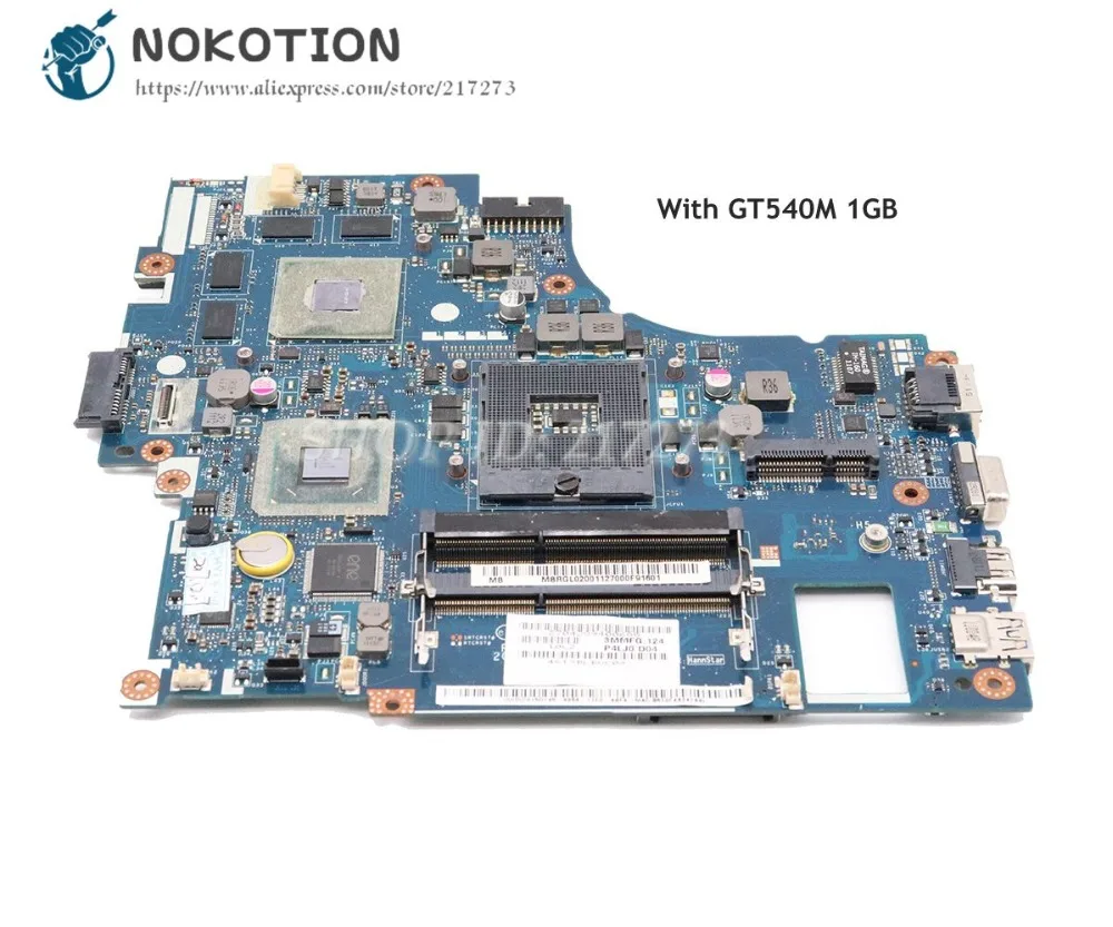 Материнская плата NOKOTION для ноутбука Acer aspire 4830 4830T 4830TG MBRGM02001 MBRGL02001 P4LJ0 LA-7231P HM65 DDR3