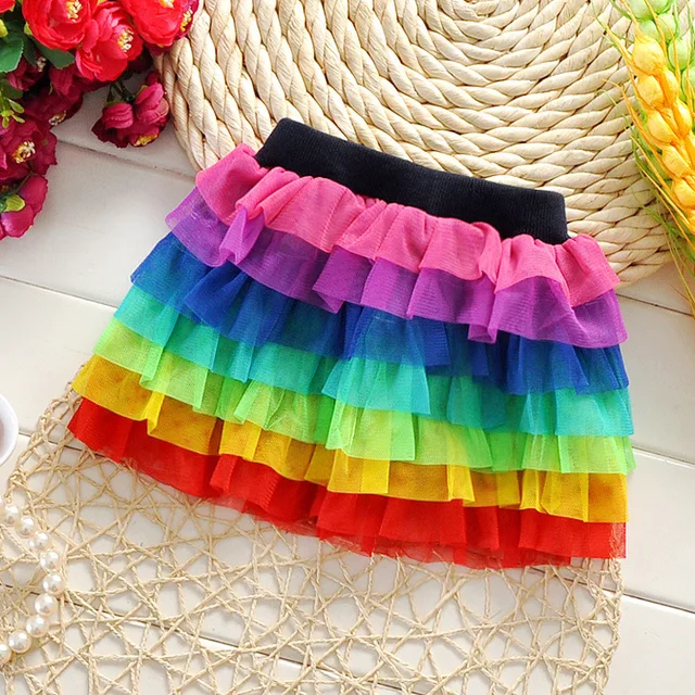 Buy 2015 summer kids mini layered lace tutu skirt